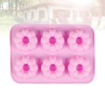 thumbnail image 4 of 6-Cavity Silicone Pumpkin Donuts Pan Non-stick Doughnut Molds Kitchen Baking Tray for Soap Pudding Puff Cake (Random), 4 of 6