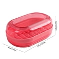 thumbnail image 3 of Fridja Clearance Soap Box Macaron Color Bathroom Supplies Soap Box for New Home, 3 of 6