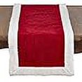 thumbnail image 3 of Saro Lifestyle 2050.R16108B Chemin de Table de Noël 16 x 108 Po avec Bordure Sherpa Blanche, 3 of 4