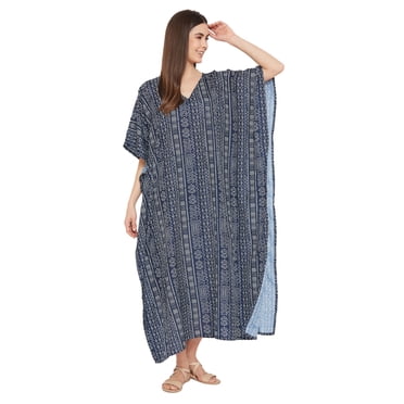 Caftans Longs pour Femmes Grande Taille Robe Caftan Robe de Soirée Fête Été Plage Robe d'Été Manches Kimono Longues Robes Décontractées en Ligne