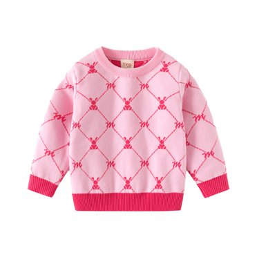 Beautyzll Kids Girls Cable Knit Sweater Toddler 100% Cotton Sweaters 3-8Y