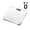 White, variant on Rechargeable Digital Body Scale 26cm, Tempered Glass Electronic Weight Scale, High Precision Mini Bathroom Scale, Pink