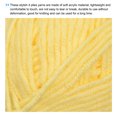 thumbnail image 3 of Unique Bargains Fil Acrylique Jaune Pâle, Lot de 2 Écheveaux de 50 g, 3 of 7