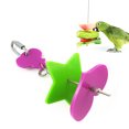 thumbnail image 2 of Bird Food Holder Bird Vegetable Skewer Parrot Feeder Stick with Divider, 2 of 6