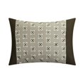 thumbnail image 4 of Chic Home Osnat 10 Piece Comforter Set Color Block Quilted Embroidered Design Bed in a Bag Bedding – Sheets Decorative Pillows Shams Included Queen Brown, 4 of 6