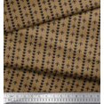 thumbnail image 2 of Soimoi Poly Georgette Fabric Dot & Fleur De Lis Damask Decor Fabric Printed Yard 52 Inch Wide, 2 of 3