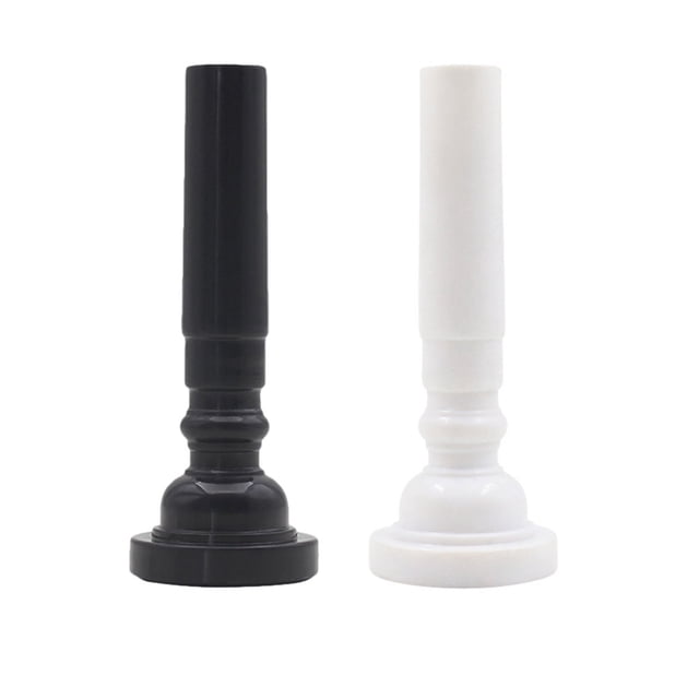 KAKOWELY 2 Pcs Embouchures Délicates en Forme de Trompette pour Instruments de Musique (Couleur Aléatoire), 2.76"X0.98"X0.98 Pouces