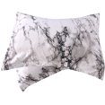 thumbnail image 3 of Lightweight Microfiber Bedding Duvet Cover Set, Marble Pattern, 3 of 5