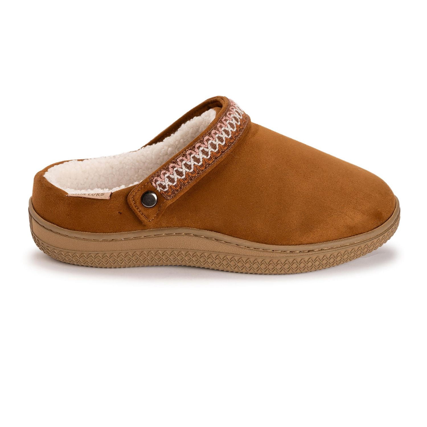 MUK LUKS Chaussons sabot convertibles pour femmes, couleur marron