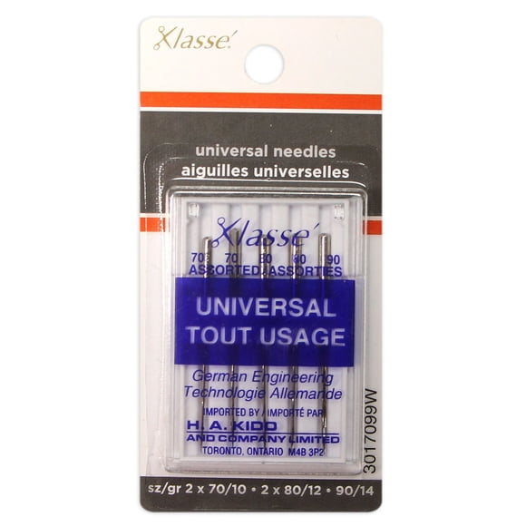 KLASSE´ Universal Sharps Needles, Assorted Sizes 2-70/10, 2-80/12, 1-90/14