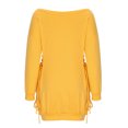 thumbnail image 5 of Birdeem Womens Summer Over Size Loose Large Long-Sleeved off Shoulder Dress, 5 of 5