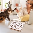 thumbnail image 4 of UALSRZL Boîte pour Animaux Interactive Scène de Construction de Creusage avec Jeu de Casse-Tête pour Animaux d'Intérieur pour Stimulation Mentale et Exercice Comprend 3 Balles de Couleur Aléatoire, 4 of 8
