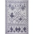 thumbnail image 1 of Ladole Rugs Grant Shaggy Asilah Abstract Modern Abstract Turkish Indoor Area Rug Carpet in Dark Gray White 7'10" x 10'5", 1 of 4