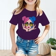 thumbnail image 2 of TZEWGL Tees For Child Graphic Printing Round Neck Short Sleeve Clothes For Girls Boys size 7-8T, 2 of 5
