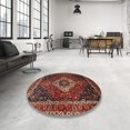 thumbnail image 3 of Ahgly Company Indoor Rectangle Traditional Saffron Red Medallion Area Rugs, 2' x 3', 3 of 6