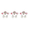 thumbnail image 1 of Redempat Halloween Skull Party Props Unisex Decorations For Frightening Night Party Bloodstain Old Man 3Set, 1 of 6