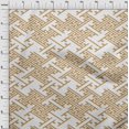 thumbnail image 4 of oneOone Velvet White Fabric Geometric Sewing Material Print Fabric By The Yard 58 Inch Wide, 4 of 4