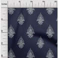 thumbnail image 1 of oneOone Polyester Lycra Fabric Leaves|Floral & Paisley Block Printed Craft Fabric BTY 56 Inch Wide, 1 of 4