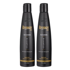 Revivogen MD Bio-Cleansing Shampoo for Thinning Hair DHT Blocker Shampoo Hair Loss Shampoo Shampoo Thinning Hair Soothes Scalp Routine Shampoo for Women/Men Hair Loss Hair Shampoo 12oz 2pk