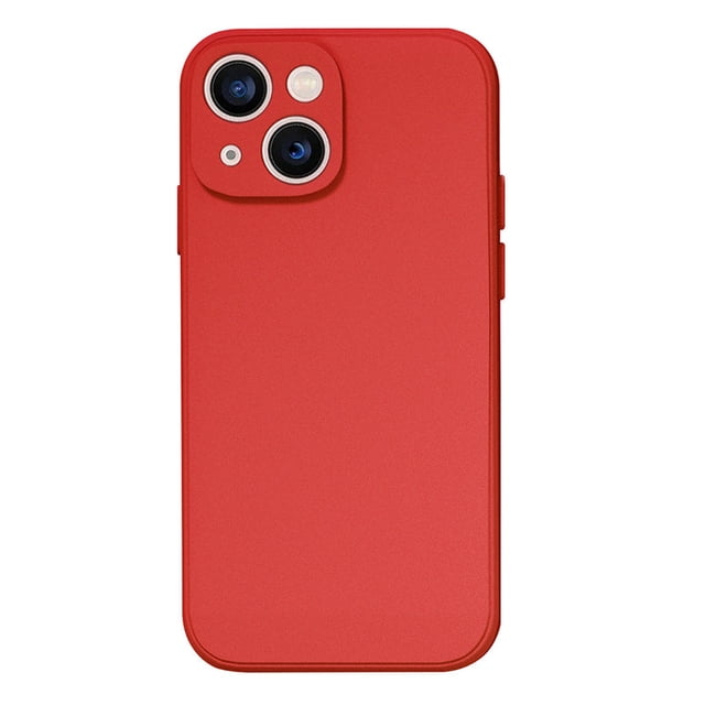PANDACO Étui Souple Rouge pour iPhone 15 Plus