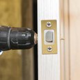 thumbnail image 4 of Miangastore Door Lock Strike Plate Strike Plate Front Door Reinforcement Strike Plate Dead Bolt Strike Plate Metal Plate Door Strike Plate, 4 of 9