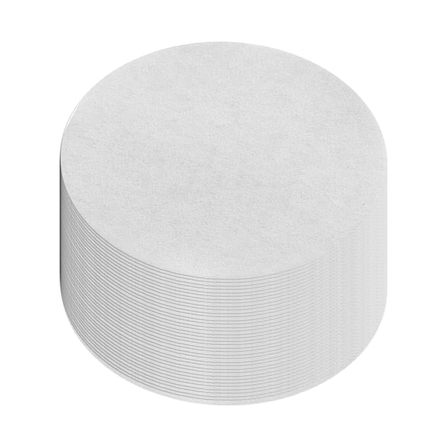 GUOOL 100 Pcs Round Coffee Papere Professional Replacement Coffee Strainer Cone 53mm
