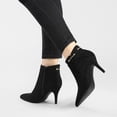 thumbnail image 2 of Unique Bargains Women's Pointy Toe Zipper Stiletto Heeled Ankle Booties, 2 of 7