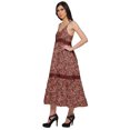 thumbnail image 2 of Moomaya Robe Maxi Sans Manches à Bretelles Spaghetti Ajustables pour Femmes Grande Taille, 2 of 6