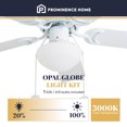thumbnail image 4 of Prominence Home Alvina 42" Indoor LED Ceiling Fan with Light and Pull Chain, White, 4 of 9