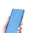 thumbnail image 4 of (Bleu) Étui Miroir avec Support pour Samsung Galaxy A55, Étui en Cuir Antichoc Mince Tout Inclus pour Galaxy A55, 4 of 5