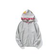 thumbnail image 1 of QJUHUNG Chandail à Capuchon en Coton BAPE Shark Street Camouflage Veste à Double Capuchon CAMO Noir, 1 of 6