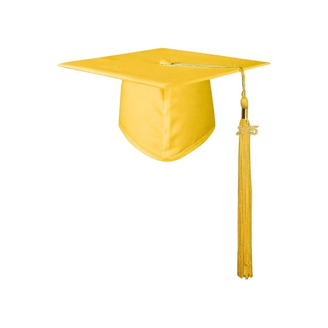GDREDA Men Hat Graduation Hat School Unisex Student Graduation Cap For Adult,Yellow