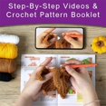 thumbnail image 2 of 11 Styles Crochet Kit For Beginners Halloween Pumpkin Candy Bag Case Crochet Set DIY Gift For Starters Adult Kids DIY Knit Tool, 2 of 6