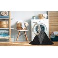 thumbnail image 2 of Ahgly Tapis d'Intérieur Lavable en Machine Carré Gris Cendré Transitionnel, 8 Pieds Carré, 2 of 7
