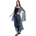 thumbnail image 3 of Moomaya Cardigan Long en Georgette Imprimée pour Femmes, Vêtements de Plage, Cache-Maillot, 3 of 5