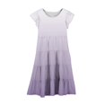 thumbnail image 4 of RXIRUCGD 2025 Vêtements d'Été pour Enfants Mode Filles Nouvelle Robe d'Été à Manches Courtes Poches à Volants Col Rond Imprimé, 4 of 4