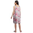 thumbnail image 4 of Moomaya Robe de Nuit Trapèze Sans Manches Imprimée pour Femme en Coton, 4 of 6