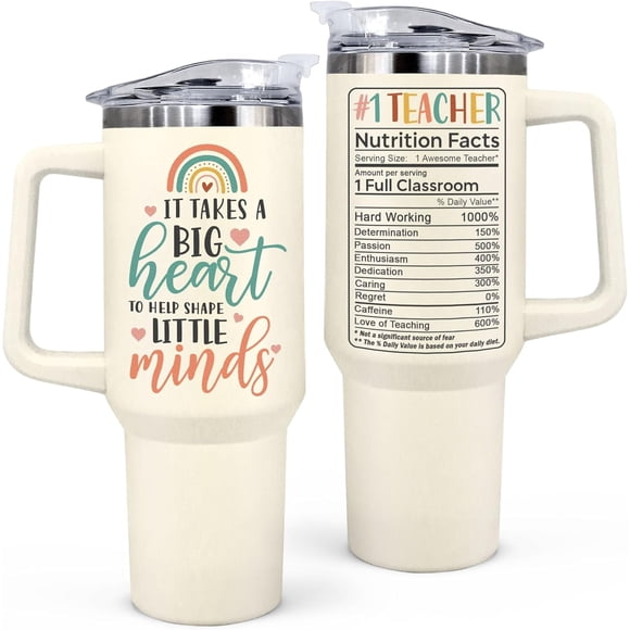 Teacher Gifts for Women - Christmas Appreciation Gifts - Best Ideas - 40 oz Tumbler