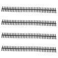 thumbnail image 4 of Plastic Binding Spine, Loose Leaf Rings Detachable 34 Holes 10PCS Wear And Aging Resistant With 12mm Inner Diameter For Home Or School Use Black, 4 of 8