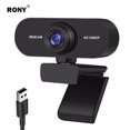 thumbnail image 1 of RONY Caméra Web HD 1080P avec Microphone - Caméra Web d'Ordinateur de Diffusion à Réduction de Bruit pour Ordinateur de Bureau Portable PC - Caméra USB à Mise au Point Automatique pour Appels Vidéo Zoom Réunion, 1 of 9