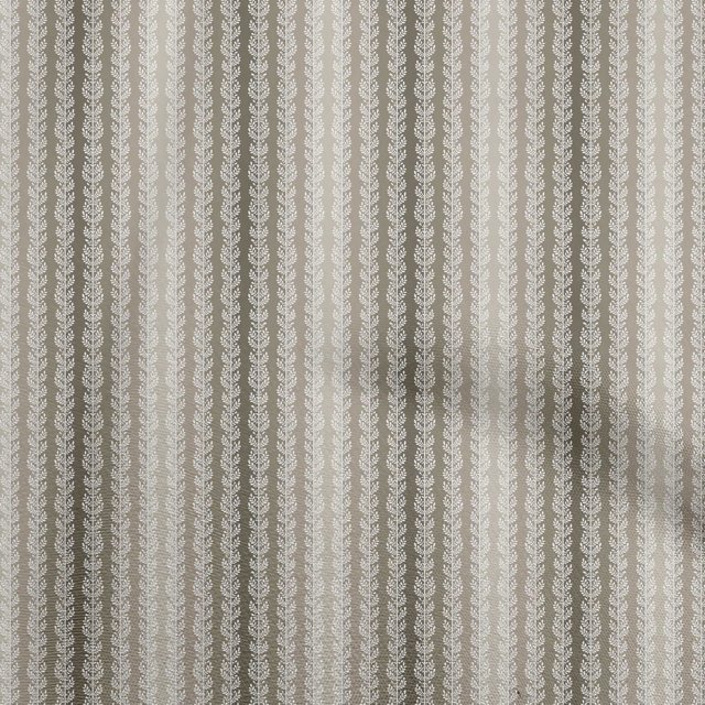 oneOone Polyester Spandex Dusty Gray Fabric Asian Block Print Sewing Material Print Fabric By The Yard 56 Inch Wide