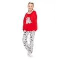 thumbnail image 1 of Justice Girls' Velour Fleece Pajamas 2-Piece Set, 1 of 6