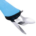 thumbnail image 3 of 3Pcs Stainless Steel Fork Spoon Tableware Travel Camping Cutlery Dinnerware BU, 3 of 3