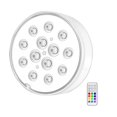 thumbnail image 3 of Dvkptbk Chargement Usb Led13 Lumières RVB Changement de Couleur Rf Télécommande Lumières de Plongée Minuterie Lumières de Fond de Piscine 20 ml Lumière de Piscine Natation, 3 of 9