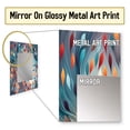 thumbnail image 3 of Designart "Meditation On Heart-Centered Focus" Geometric Wall Mirror, Printed Multicolor Wall Mirror, Modern Bathroom Wall Mirror, Decorative Geometric Mirror - 24x32 Inch, 3 of 5