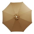 thumbnail image 1 of LSLJS Garden Umbrella Outdoor Stall Umbrella Beach Sun Umbrella Replacement Cloth 118 Inch Diameter with 8 Bones, Portable Windproof Compact Travel Umbrella, 1 of 4