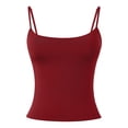 thumbnail image 4 of Women's Everyday Layering Tank Top with Adjustable Straps and Removable Padding for Casual Wear and, 4 of 6