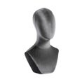 thumbnail image 3 of Yinanstore Mannequin de Buste Support Polyvalent pour Coiffe Usage Commercial Chapeaux Gris, 3 of 8