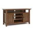 thumbnail image 1 of Amherst 54 inch Wide Solid Wood Transitional TV Stand in Medium Saddle Brown, 1 of 7