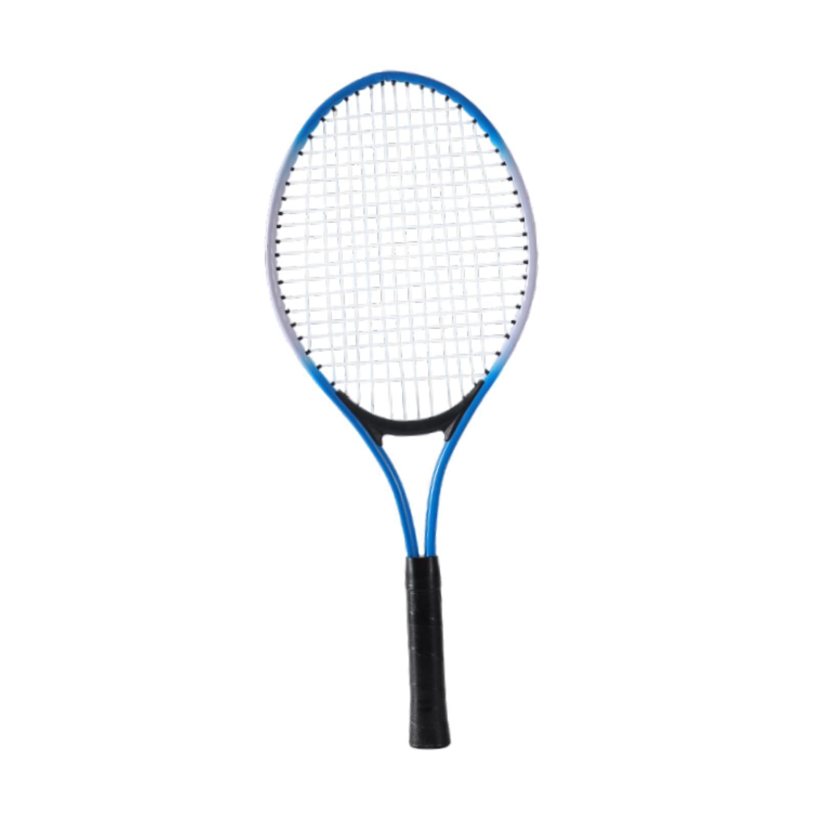 ZheElen Tennis Racket Only Portable Tennis Equipment Adults for Red Beach Backyard Recreational Kids Blue